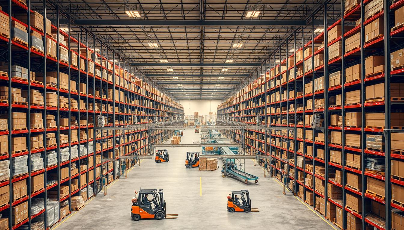 MESI industrial supplies division - warehouse with engineering equipment